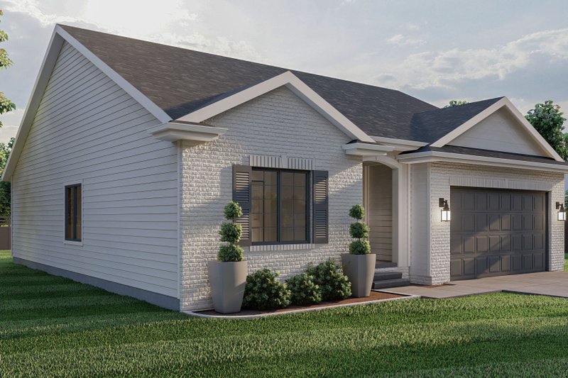 Home Plan - Exterior - Other Elevation 1 for Traditional House Plan #455-225 - 3 bed, 2 bath