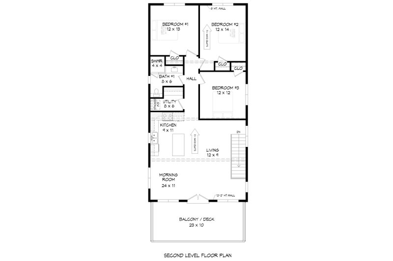 Dream House Plan - Floor Plan - Main Floor for Traditional House Plan #932-436 - 3 bed, 2 bath