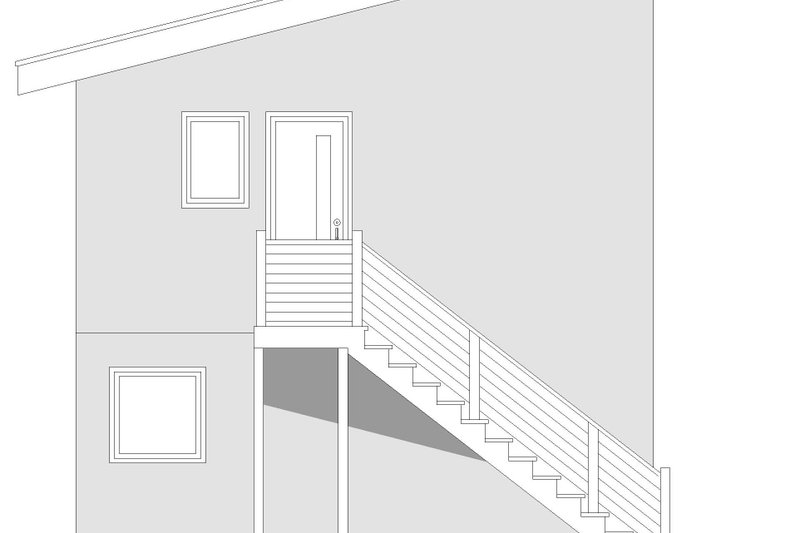Dream House Plan - Exterior - Other Elevation for Contemporary House Plan #932-647, 1 bath