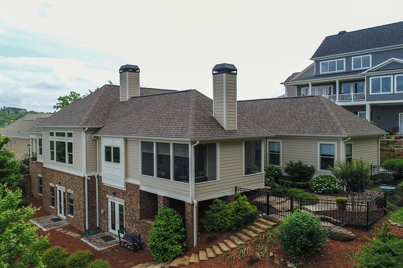 Home Plan - Exterior - Rear Elevation 2 for Ranch House Plan #437-89 - 3 bed, 3.5 bath