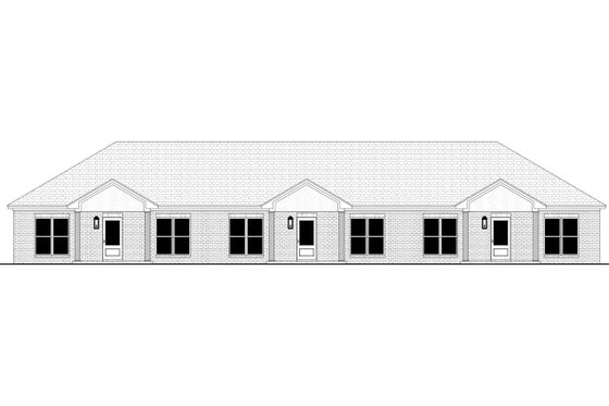 Exterior - Front Elevation 4 for Traditional House Plan #430-371 - 6 bed, 6 bath