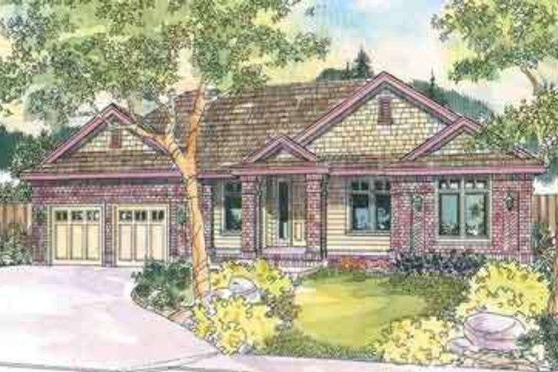 Dream House Plan - Craftsman Exterior - Front Elevation Plan #124-551