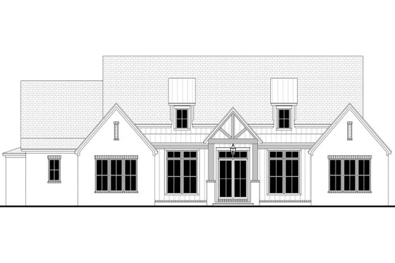 Exterior - Front Elevation 9 for Farmhouse House Plan #430-438 - 3 bed, 3.5 bath
