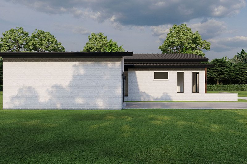 House Blueprint - Exterior - Other Elevation 1 for Contemporary House Plan #923-320 - 3 bed, 2.5 bath