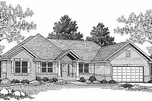 Traditional Exterior - Front Elevation Plan #70-241