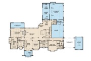European Style House Plan - 5 Beds 6.5 Baths 7519 Sq/Ft Plan #923-112 