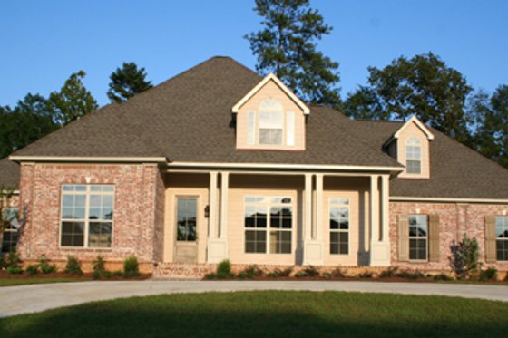 Exterior - Front Elevation 3 for Traditional House Plan #45-152 - 4 bed, 3.5 bath