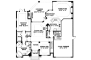 European Style House Plan - 4 Beds 3.5 Baths 3430 Sq/Ft Plan #27-264 
