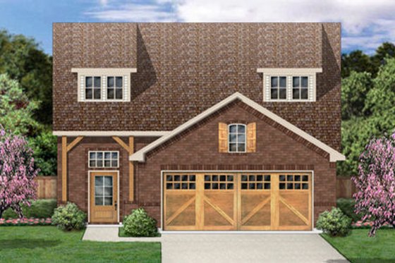 Exterior - Front Elevation for Traditional House Plan #84-345 - 3 bed, 2.5 bath