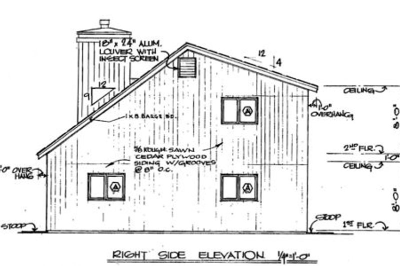 Dream House Plan - Exterior - Other Elevation for Farmhouse House Plan #3-214 - 5 bed, 2.5 bath