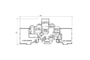 Mediterranean Style House Plan - 3 Beds 4 Baths 4090 Sq/Ft Plan #67-340 