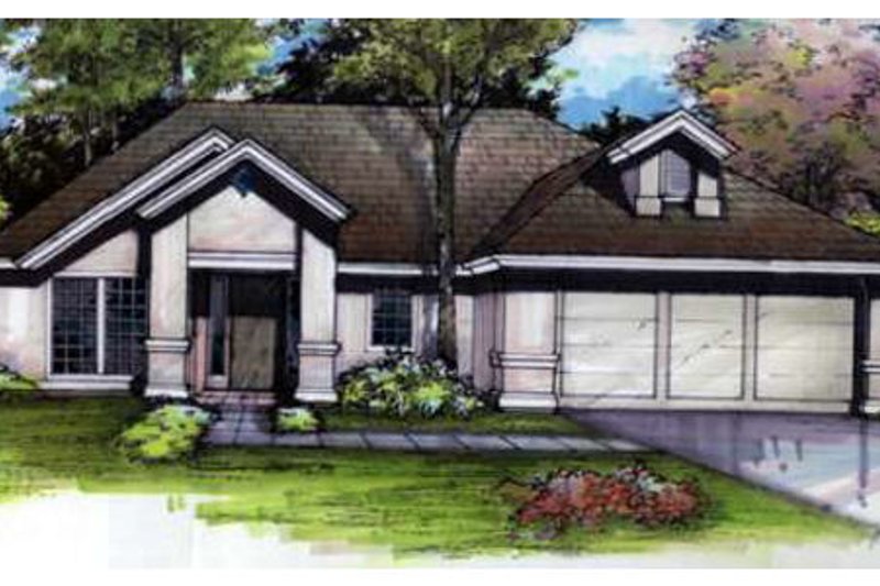 House Plan Design - Traditional Exterior - Front Elevation Plan #320-374