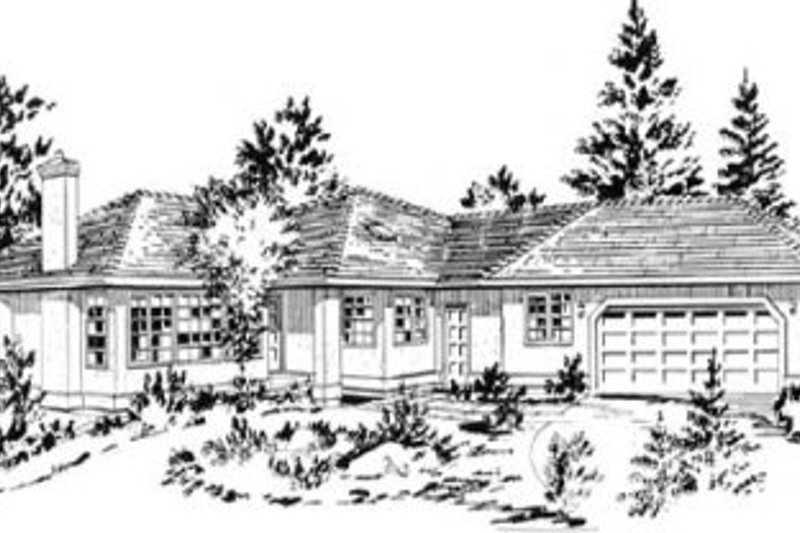 Dream House Plan - European Exterior - Front Elevation Plan #18-9246