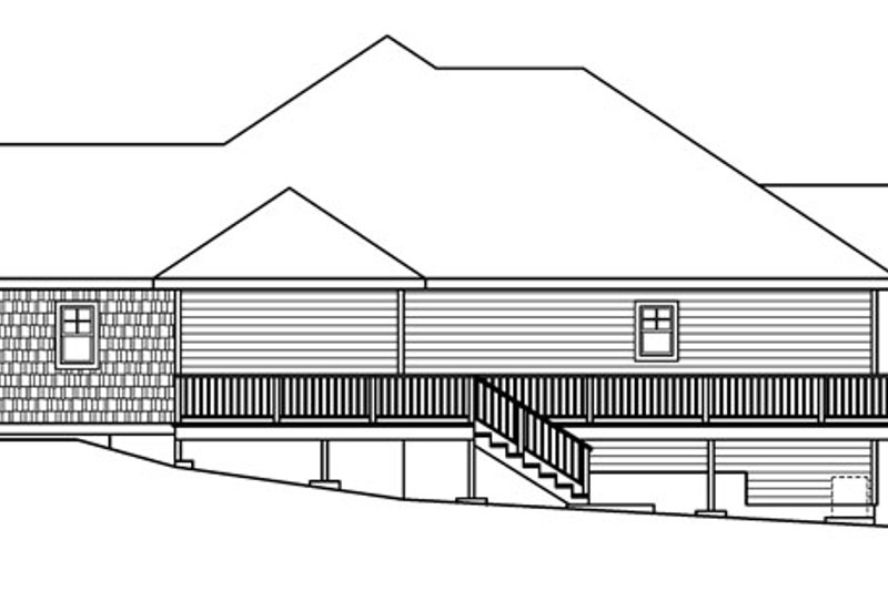 Home Plan - Exterior - Other Elevation 1 for Traditional House Plan #124-620 - 3 bed, 3 bath