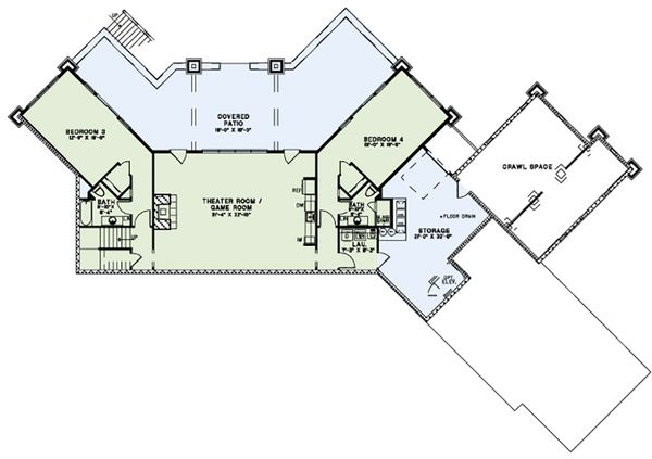 Home Plan - European Floor Plan - Upper Floor Plan #17-2559