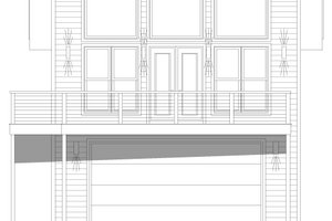 Exterior - Front Elevation 3 for Modern House Plan #932-654 - 1 bed, 1 bath