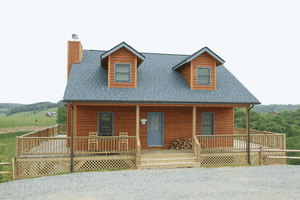Cottage Exterior - Front Elevation Plan #472-5