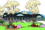 Country Style House Plan - 3 Beds 2 Baths 2246 Sq/Ft Plan #60-653 