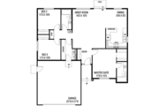 Traditional Style House Plan - 3 Beds 2 Baths 1316 Sq/Ft Plan #60-523 
