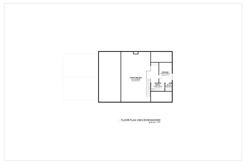 House Plan Design - Floor Plan - Upper Floor for Farmhouse House Plan #1112-18 - 3 bed, 4 bath