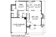 Traditional Style House Plan - 4 Beds 2.5 Baths 1690 Sq/Ft Plan #70-1163 