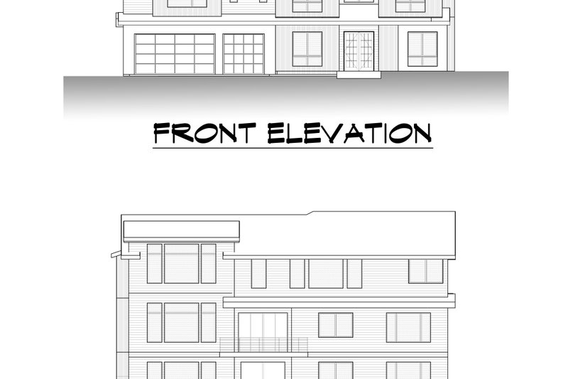 Dream House Plan - Exterior - Other Elevation 3 for Contemporary House Plan #1066-178 - 6 bed, 6 bath