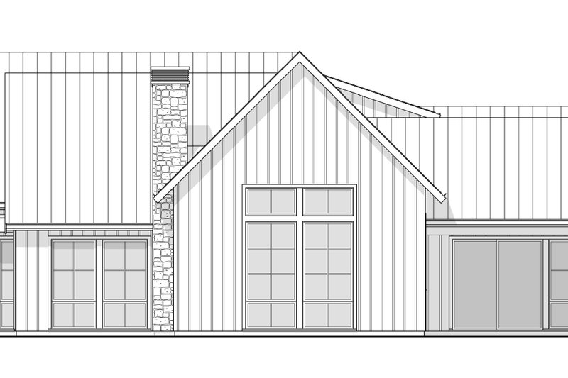 Home Plan - Exterior - Other Elevation 2 for Farmhouse House Plan #1114-82 - 4 bed, 2.5 bath