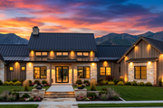 Farmhouse Style House Plan - 4 Beds 4.5 Baths 3609 Sq/Ft Plan #1096-40 Exterior 