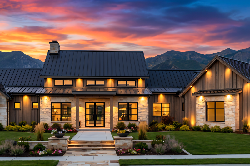 Dream House Plan - Exterior - Front Elevation 3 for Farmhouse House Plan #1096-40 - 4 bed, 4.5 bath