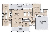 Farmhouse Style House Plan - 3 Beds 2.5 Baths 2510 Sq/Ft Plan #120-277 