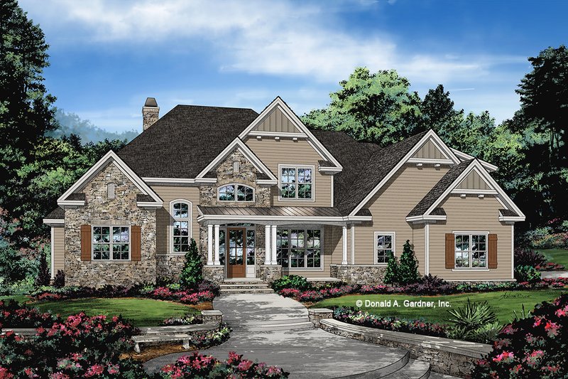 Home Plan - Craftsman Exterior - Front Elevation Plan #929-1080