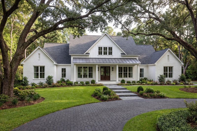 Architectural House Design - Exterior - Front Elevation 10 for Farmhouse House Plan #430-420 - 4 bed, 3.5 bath