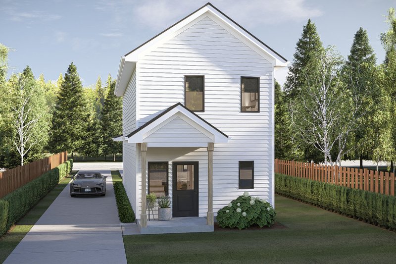 Home Plan - Exterior - Rear Elevation for Traditional House Plan #455-721 - 3 bed, 2.5 bath