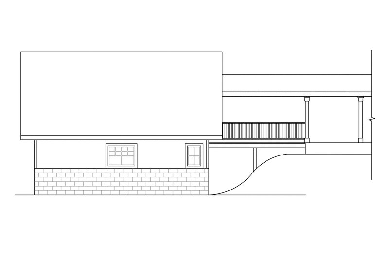 Home Plan - Exterior - Other Elevation 1 for Traditional House Plan #124-639, 0 bath