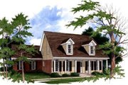 Traditional Style House Plan - 3 Beds 3 Baths 2071 Sq/Ft Plan #37-125 
