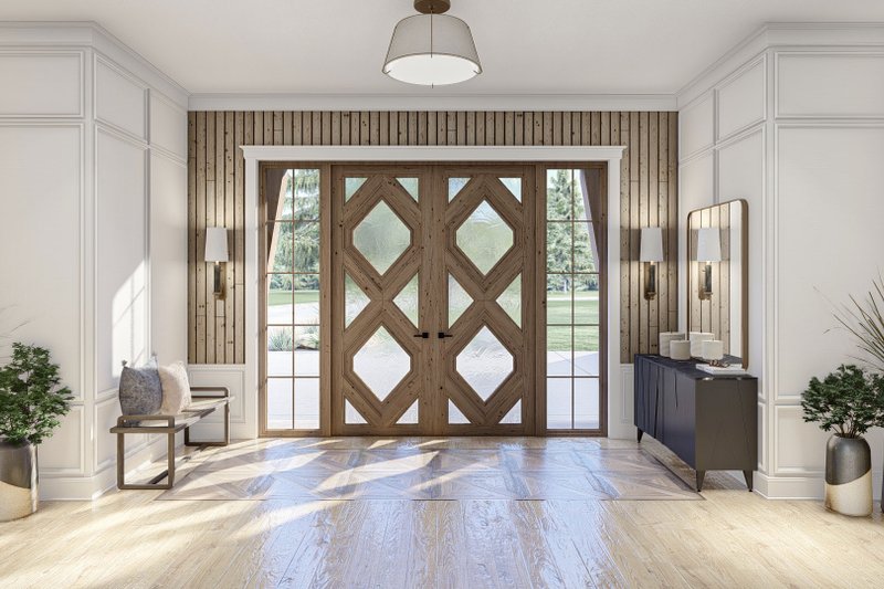 Home Plan - Interior - Entry for European House Plan #455-635 - 4 bed, 3.5 bath