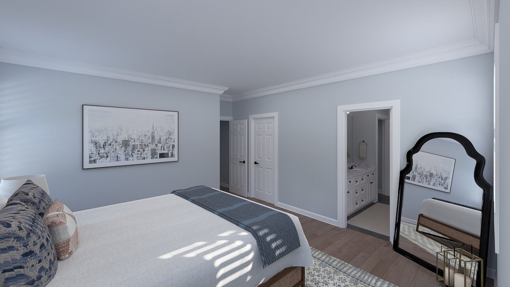 Interior - Master Bedroom 1 for Farmhouse House Plan #1060-492 - 3 bed, 3 bath
