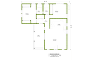 Mediterranean Style House Plan - 2 Beds 2 Baths 1000 Sq/Ft Plan #1106-56 