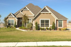 Country Exterior - Front Elevation Plan #65-540