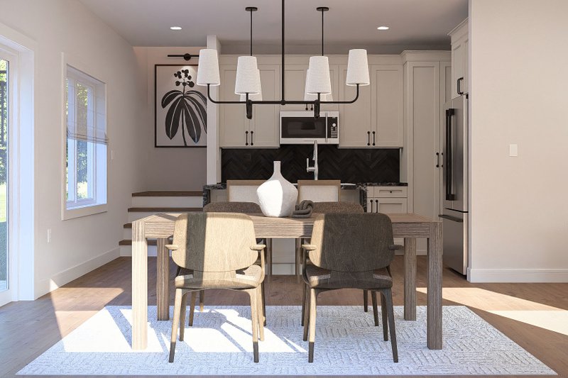 Architectural House Design - Interior - Dining Room for Traditional House Plan #455-777 - 3 bed, 2.5 bath