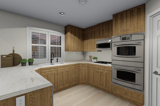 Interior - Kitchen for Traditional House Plan #1060-63 - 3 bed, 2.5 bath
