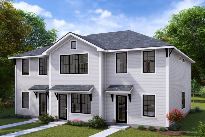 House Blueprint - Cottage Exterior - Front Elevation Plan #513-2250