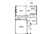 European Style House Plan - 4 Beds 2.5 Baths 2192 Sq/Ft Plan #124-362 