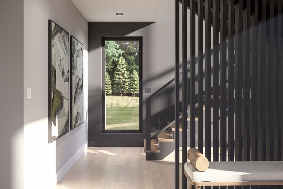 Interior - Entry 1 for Modern House Plan #455-732 - 4 bed, 2.5 bath