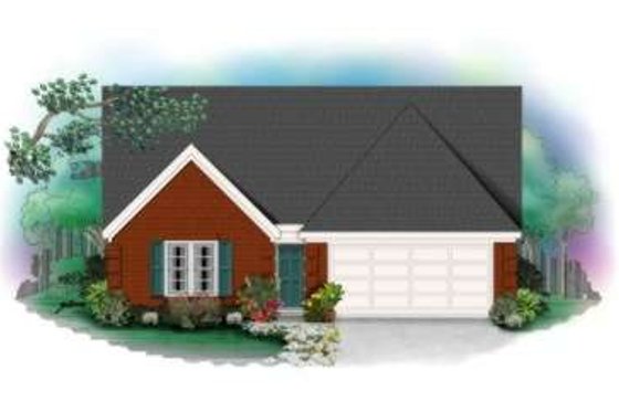 Exterior - Front Elevation for Traditional House Plan #81-674 - 4 bed, 2.5 bath