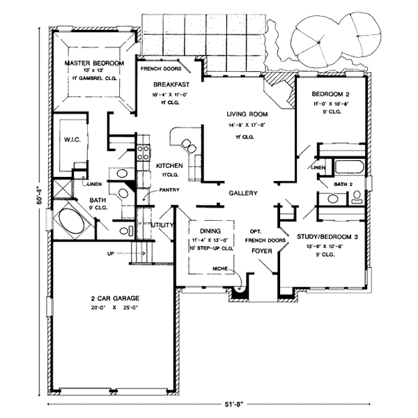 Dream House Plan - European Floor Plan - Main Floor Plan #410-319