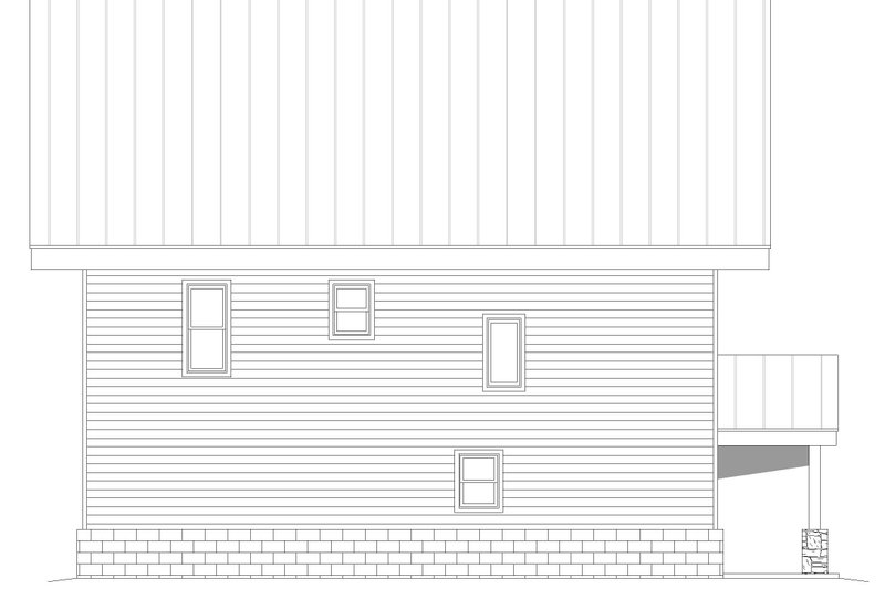 Architectural House Design - Exterior - Other Elevation for Contemporary House Plan #932-561 - 3 bed, 2 bath