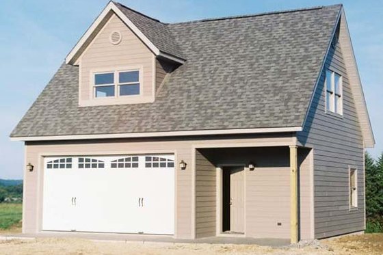 Exterior - Front Elevation for Traditional House Plan #118-117, 0 bath