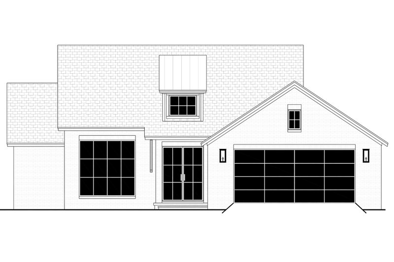 Architectural House Design - Exterior - Front Elevation 5 for Farmhouse House Plan #430-298 - 3 bed, 2.5 bath