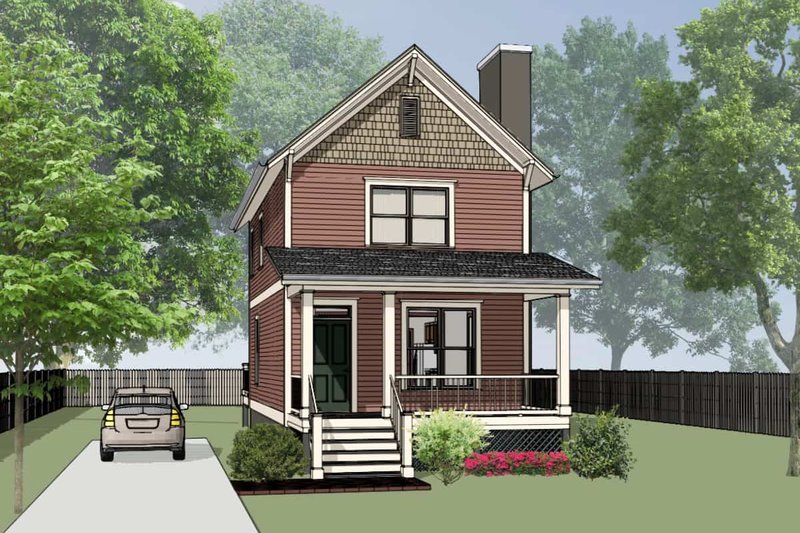 Home Plan - Colonial Exterior - Front Elevation Plan #79-133